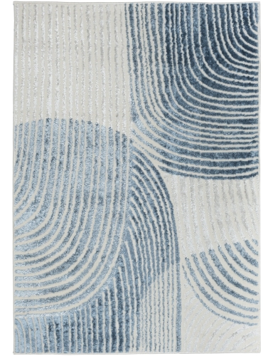 E-floor Dywan Nowoczesny Tori 120x170cm Abstrakcja Niebieski