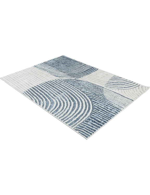E-floor Dywan Nowoczesny Tori 120x170cm Abstrakcja Niebieski