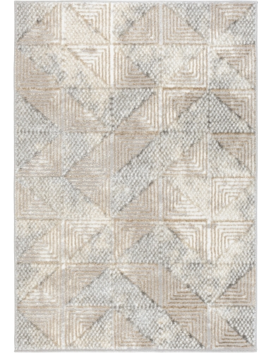 e-floor Dywan Nowoczesny Wenecja 160x230cm Geometryczny Beżowy