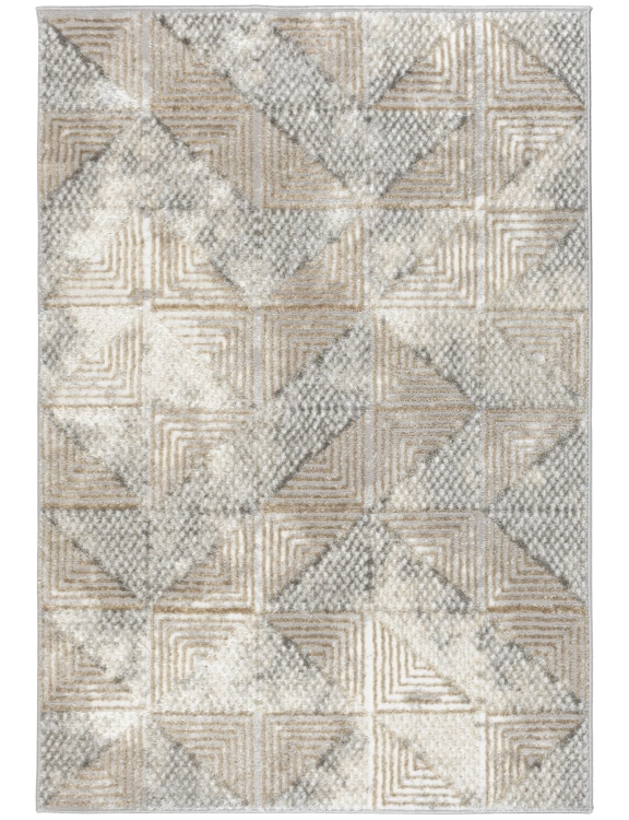 e-floor Dywan Nowoczesny Wenecja 160x230cm Geometryczny Beżowy