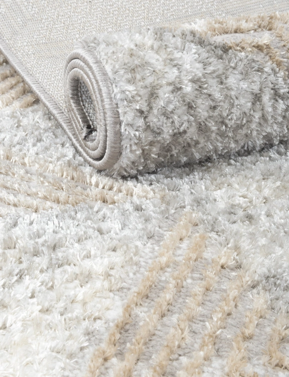 e-floor Dywan Nowoczesny Wenecja 67x120cm Geometryczny Beżowy