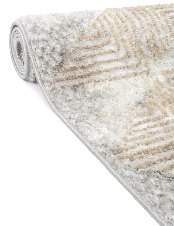 e-floor Dywan Nowoczesny Wenecja 67x120cm Geometryczny Beżowy