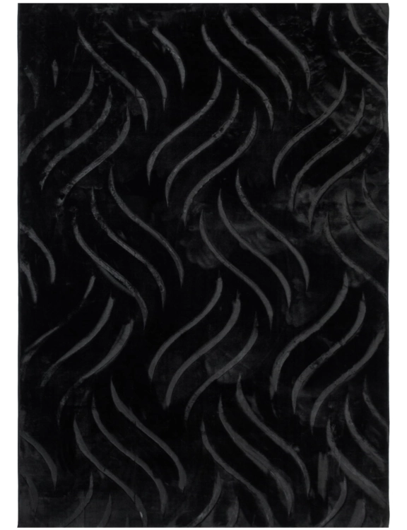 e-floor Dywan Glamour 200x300 Fala Czarny