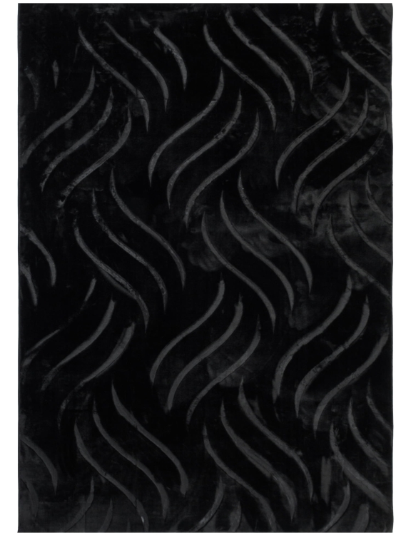 e-floor Dywan Glamour 160x220cm Fala Czarny