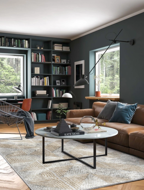 e-floor Dywan Nowoczesny Wenecja 160x230cm Geometryczny Beżowy