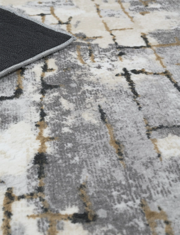Efloor Dywan Nowoczesny Etna 80x150cm Przecierka Szary