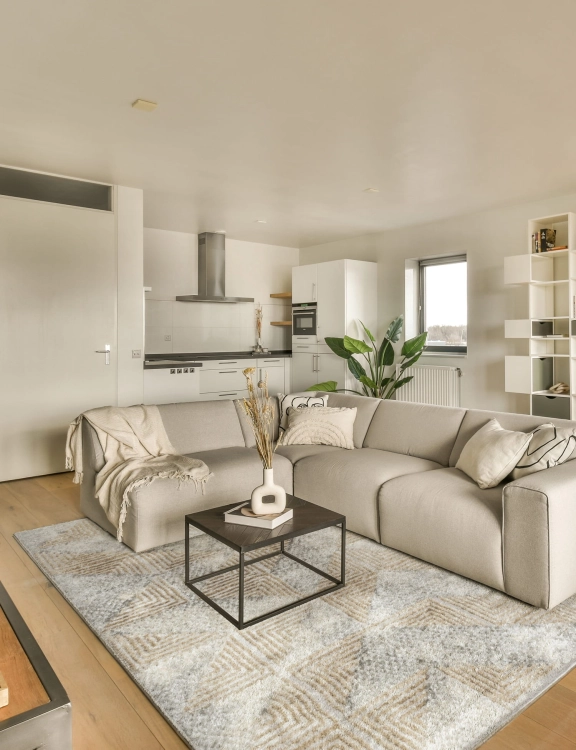 e-floor Dywan Nowoczesny Wenecja 160x230cm Geometryczny Beżowy