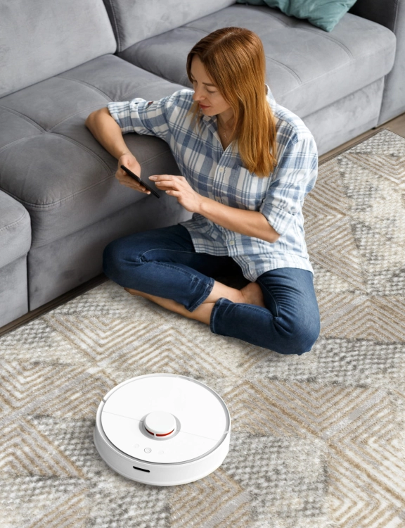 e-floor Dywan Nowoczesny Wenecja 160x230cm Geometryczny Beżowy