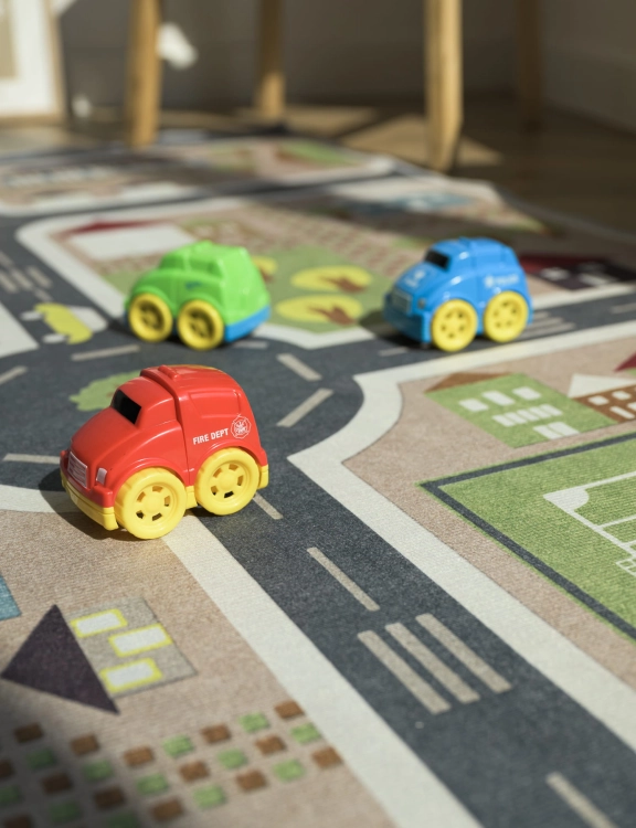 Efloor Dywan Dziecięcy Ulice 200x300cm Szary