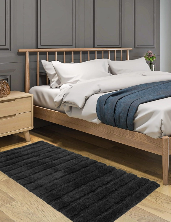 Efloor Dywan Shaggy Henry 80x150cm Czarny