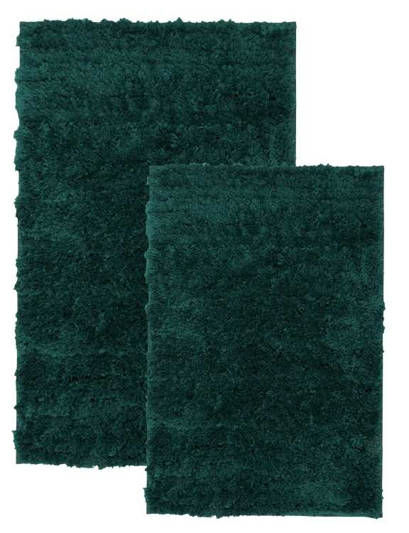 efloor Komplet Dywaników Łazienkowych Henry Zestaw 2 szt Zielony