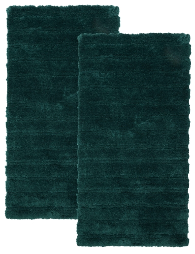 efloor Komplet Dywanów Henry Shaggy 2 szt 80x150cm Zielony