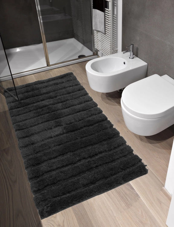 efloor Komplet Dywanów Henry Zestaw 2 szt 80x150cm Czarny