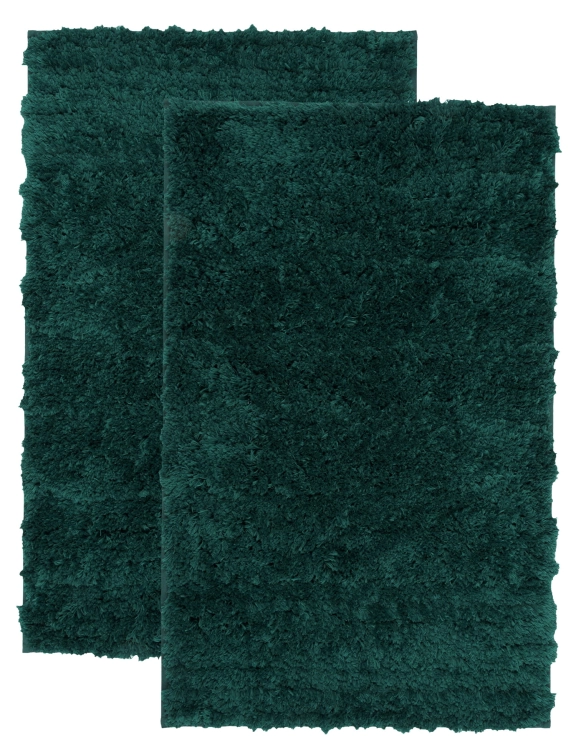 efloor Komplet Dywaników Łazienkowych Henry Zestaw 2 szt 50x80cm Zielony