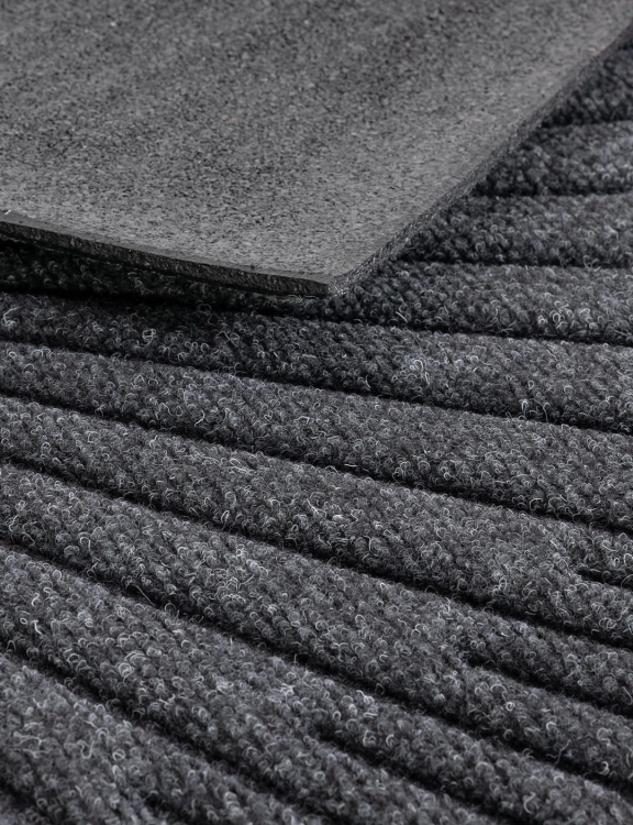 e-floor Wycieraczka Half Moon Contours Szary