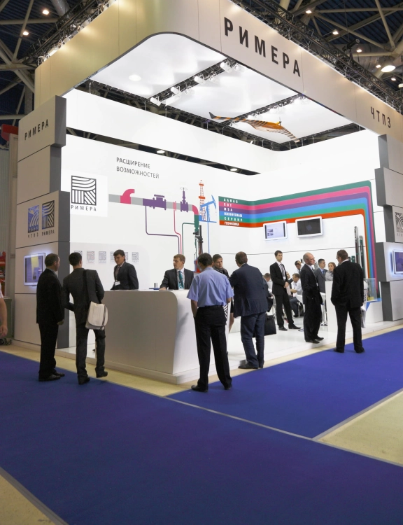 Efloor Wykładzina Targowa Eventowa 2m Rib 818 Granatowy