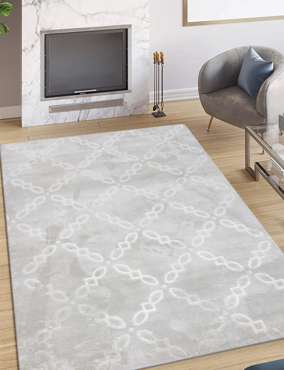 e-floor Dywan Glamour 160x220cm Geometryczny Szary