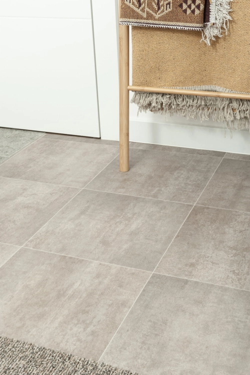 Efloor Wykładzina PCV 4m Step Toledo 585 Płytka Beton Beżowy