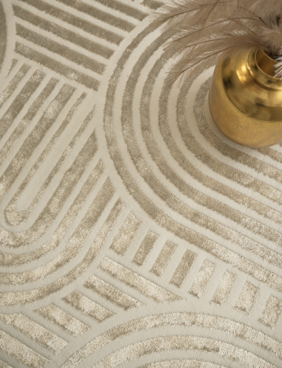 e-floor Dywan Nowoczesny Wenecja 120x170cm Abstrakcja Kremowy