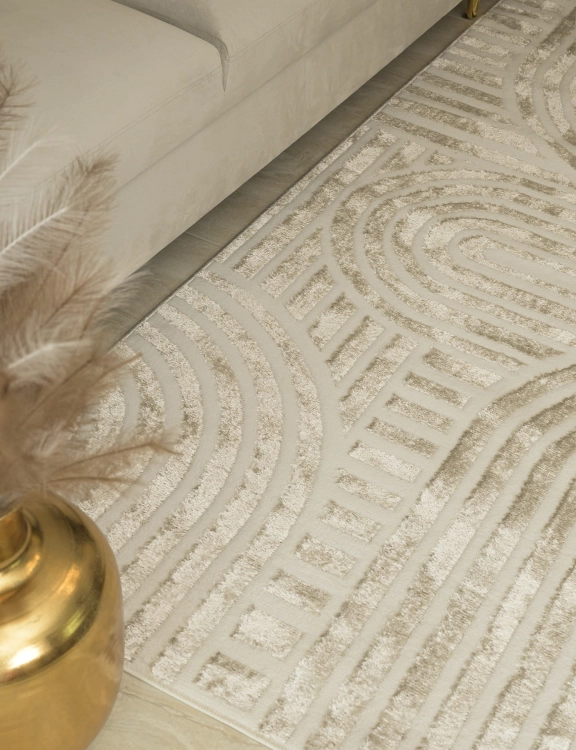 e-floor Dywan Nowoczesny Wenecja 200x280cm Abstrakcja Kremowy