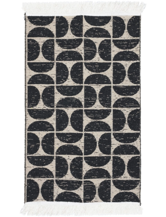 Efloor Dywan Kilim Modern 50x80cm Pure Czarny