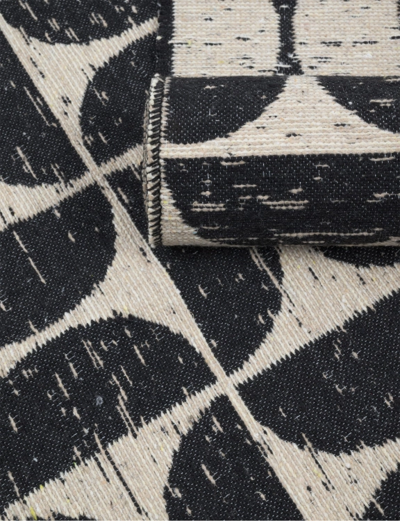 Efloor Dywan Kilim Modern 50x80cm Pure Czarny