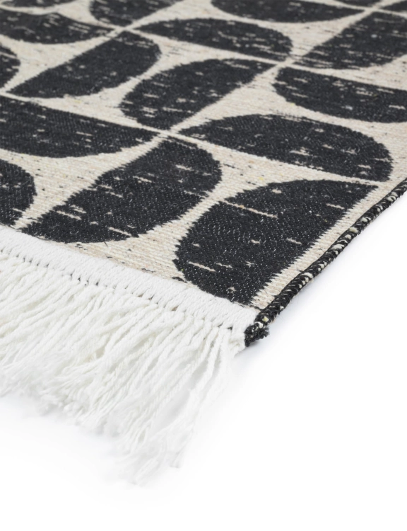 Efloor Dywan Kilim Modern 60x120cm Pure Czarny