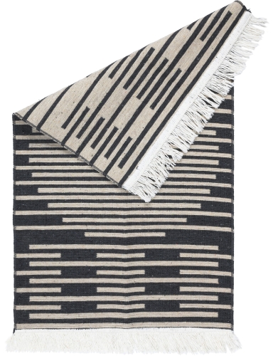 Efloor Dywan Kilim Modern 50x80cm Boho Czarny