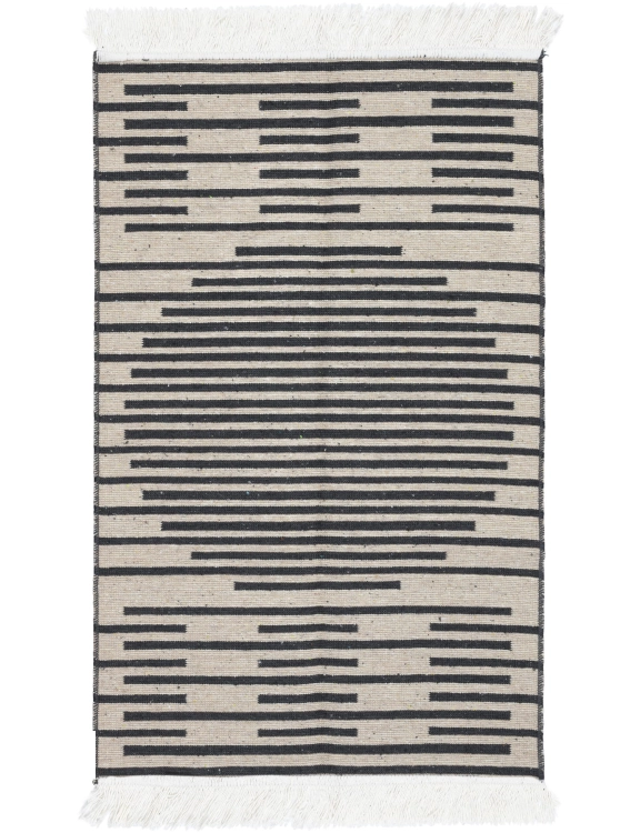 Efloor Dywan Kilim Modern 50x80cm Boho Czarny