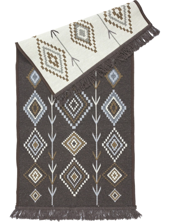 Efloor Dywan Kilim Nord 60x120cm Aztecki Brązowy