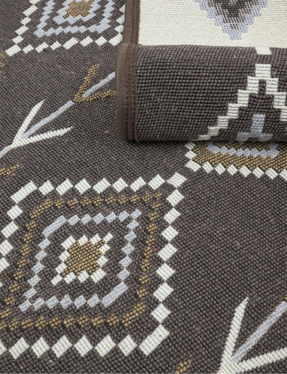 Efloor Dywan Kilim Nord 60x120cm Aztecki Brązowy