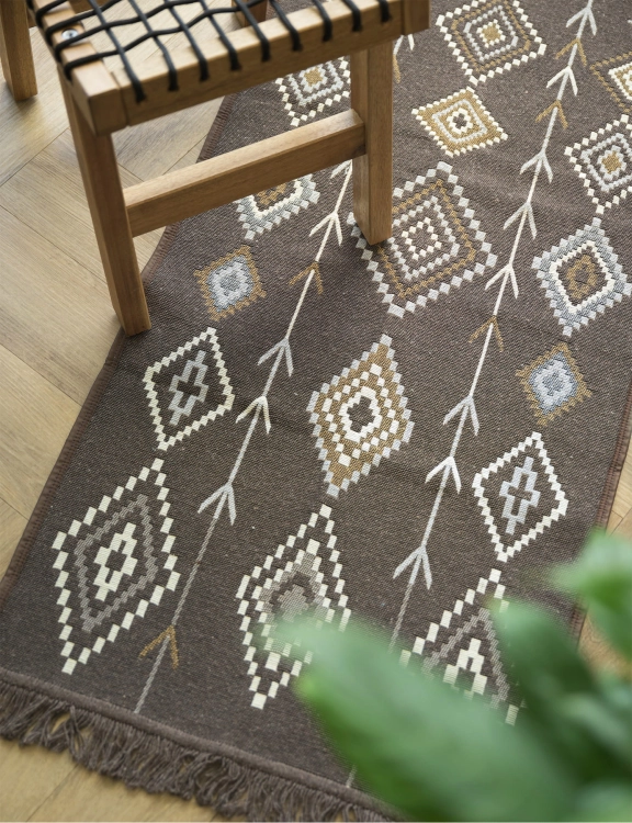 Efloor Dywan Kilim Nord 60x120cm Aztecki Brązowy