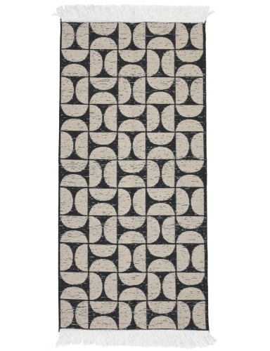 Efloor Zestaw 2szt Dywan Kilim Modern 60x120cm Pure Czarny