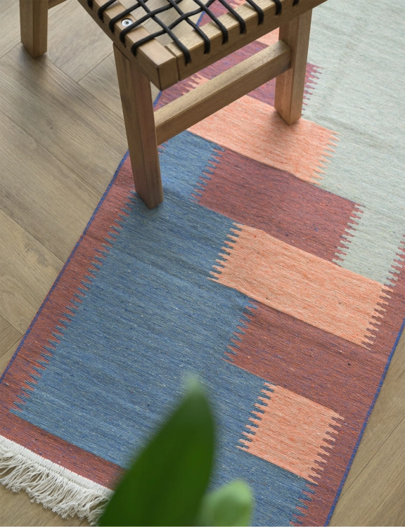 Efloor Zestaw 2szt Dywan Kilim Modern 50x80cm Pop Art Wielokolorowy