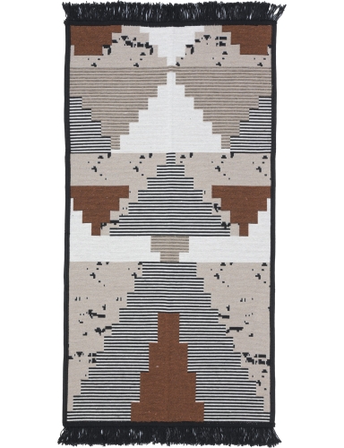 Efloor Zestaw 2szt Dywan Kilim Nord 60x120cm Nowoczesny Beżowy