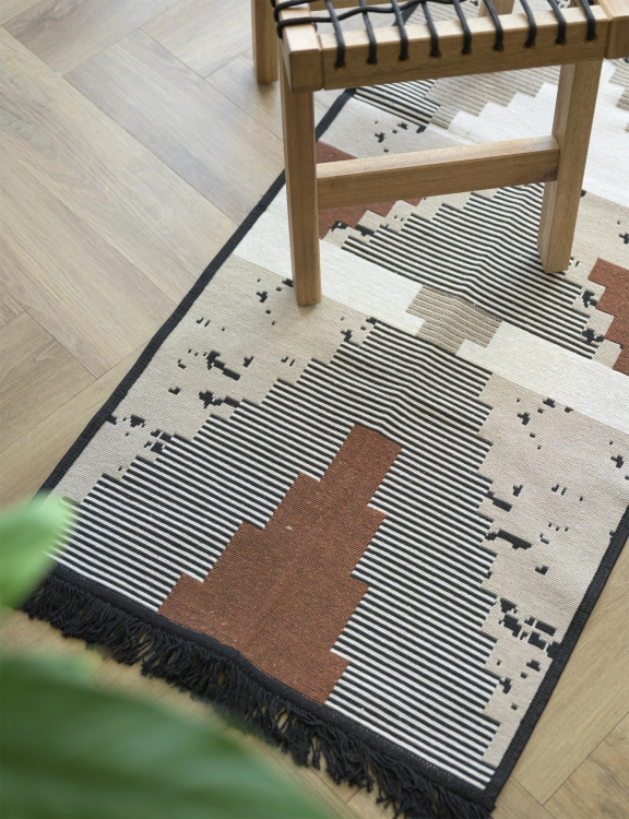 Efloor Zestaw 2szt Dywan Kilim Nord 60x120cm Nowoczesny Beżowy