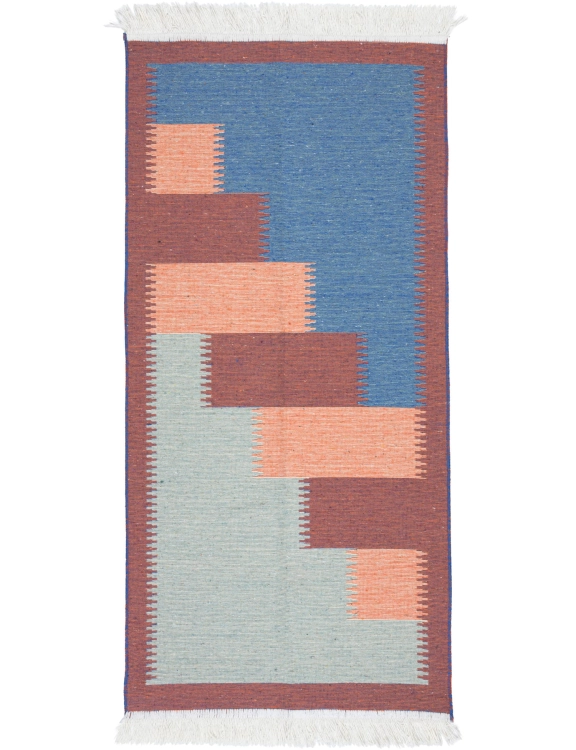 Efloor Zestaw 2szt Dywan Kilim Modern 50x80cm + 60x120cm Pop Art Wielokolorowy