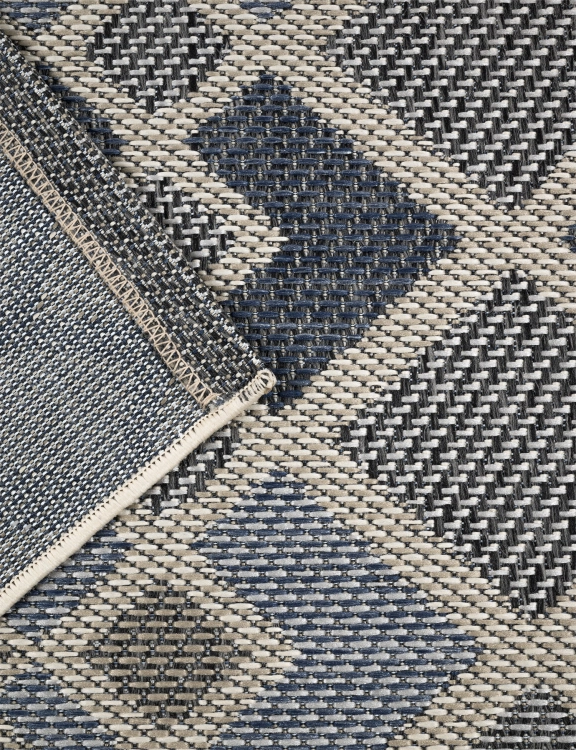 Efloor Dywan płasko tkany Tekla 160x230cm Geometryczny Niebieski