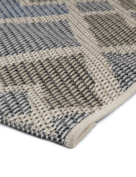 Efloor Dywan płasko tkany Tekla 160x230cm Geometryczny Niebieski