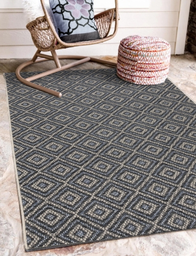 Efloor Dywan płasko tkany Tekla 120x170cm Romby Szary