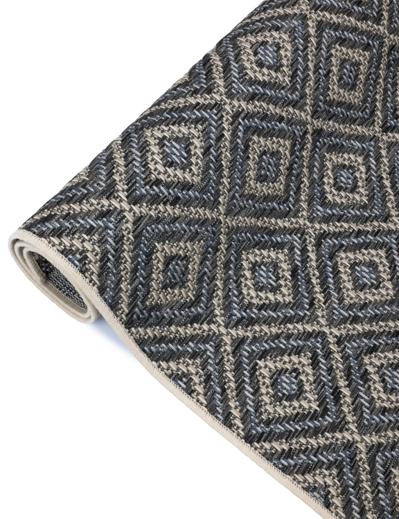 Efloor Dywan płasko tkany Tekla 120x170cm Romby Szary