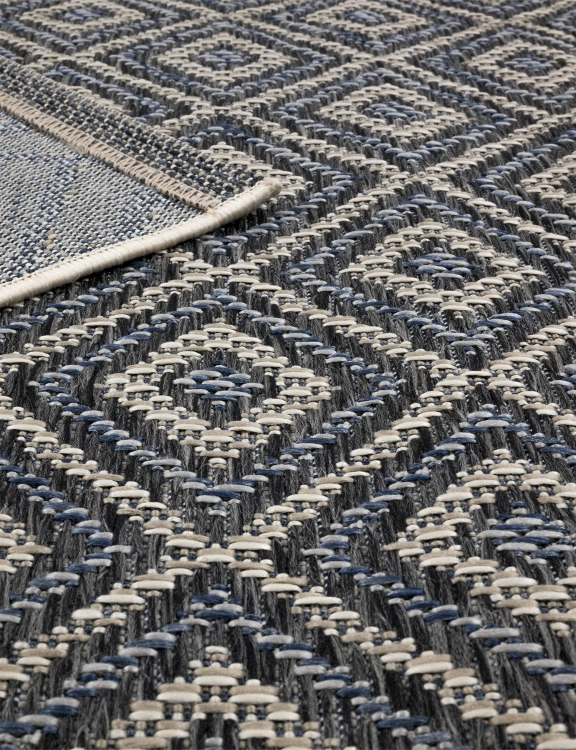 Efloor Dywan płasko tkany Tekla 120x170cm Romby Szary