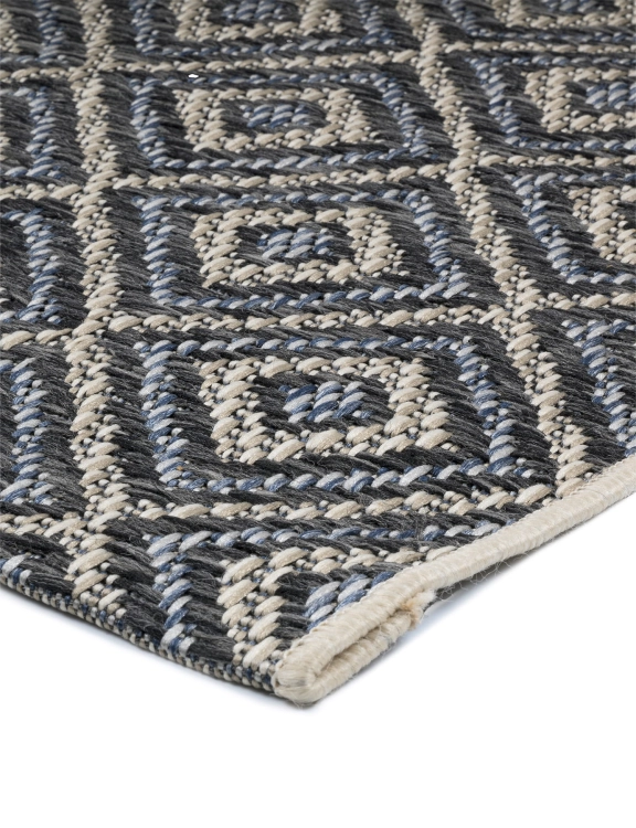 Efloor Dywan płasko tkany Tekla 120x170cm Romby Szary