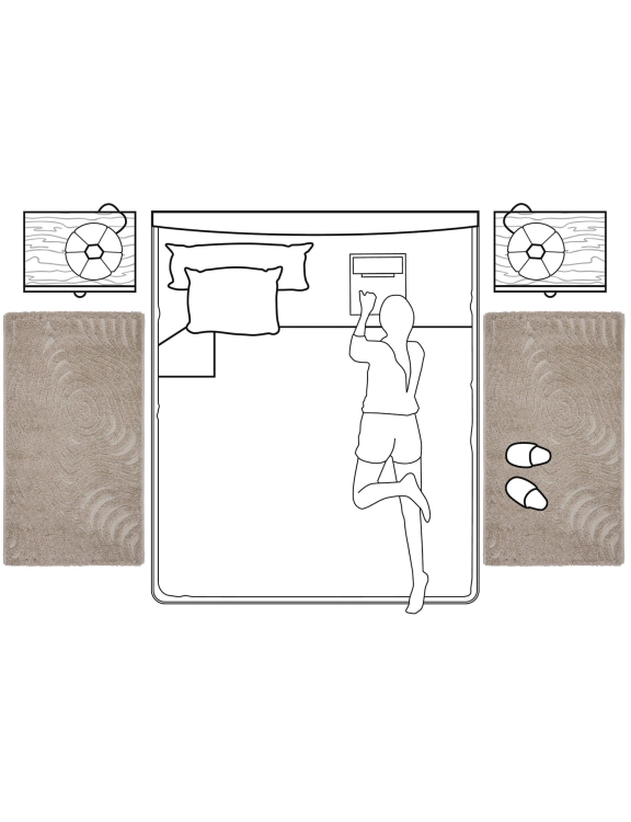 Efloor Dywan Boho Cora 80x150cm Beżowy