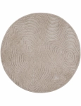 Dywan Boho Cora Okrągły 120x120cm Beżowy