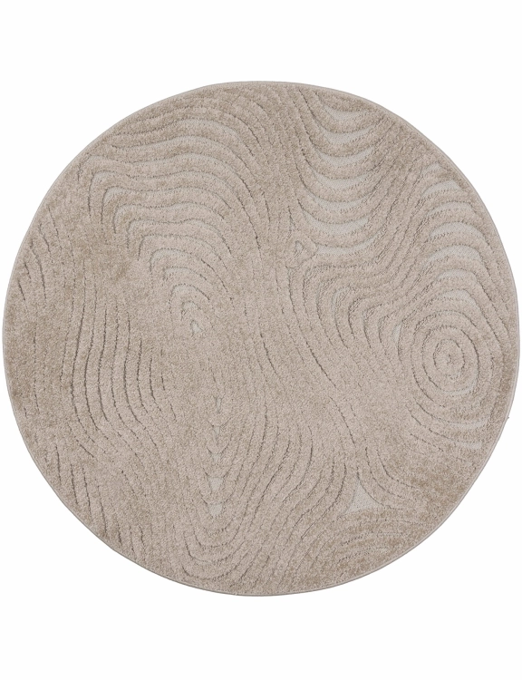 Efloor Dywan Boho Cora Okrągły 120x120cm Beżowy