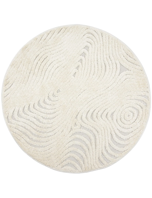 Efloor Dywan Boho Cora Okrągły 120x120cm Kremowy