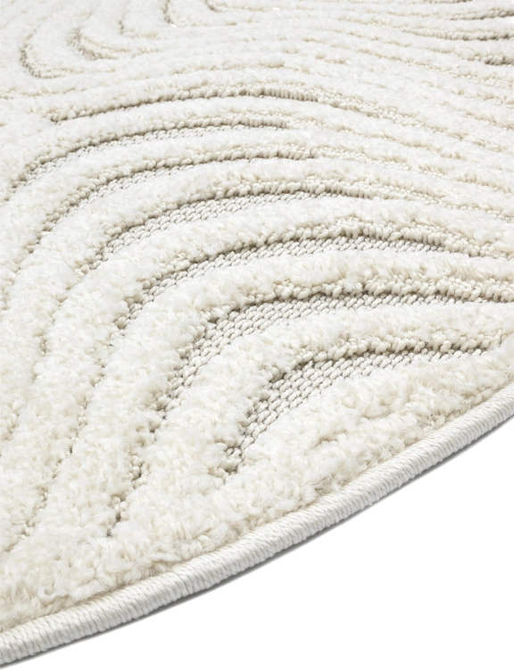 Efloor Dywan Boho Cora Okrągły 120x120cm Kremowy