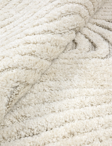 Efloor Dywan Boho Cora Okrągły 120x120cm Kremowy