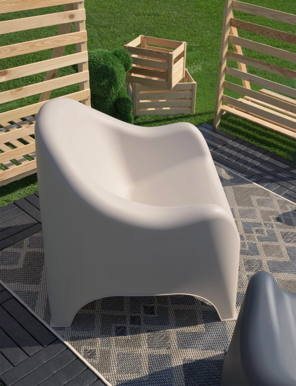 Efloor Fotel Ogrodowy Dumbo Beżowy